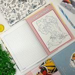 Caderno Brochura Universitário Alice no País das Maravilhas 20 x 27,5 cm 48 Folhas - Animativa