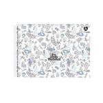 Caderno Cartografia Espiral Alice Tamanho Universitário 20 x 27,5 cm 60 Folhas - Animativa