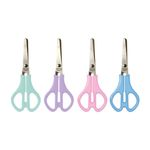 Tesoura Escola 13cm Tom Pastel Colorida 4 Cores - Lyke