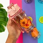 Garrafa de Água Plástica Capivara / Capybara com Alça 800ml Colorida Tons Pastéis  - Interponte