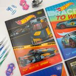 Caderno 1/4 Brochura Hot Wheels 80 folhas 14 x 20 cm - Tilibra
