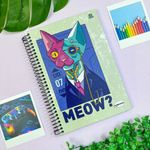 Caderno Universitário Espiral Capa Dura 15 Matérias 300 Folhas 200 x 275 mm KBOM! - Animativa