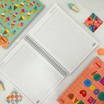 Caderno Universitário Espiral Zoom+ 10 Matérias 20 x 27,5 cm 200 Folhas - Tilibra