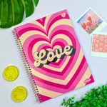 Caderno Universitário Espiral Kbom 12 Matérias 20 x 27,5 cm 240  Folhas - Animativa