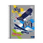 Caderno Universitário Masculino Hit 16 Matérias Espiral 256 Folhas - Tilibra