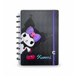 Caderno Inteligente Kuromi ( Médio e Grande) 80 Folhas - Caderno Inteligente