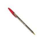 Caneta Esferográfica Ponta Grossa 1.6 mm Cristal Vermelha Caixa com 25 Unidades - Bic