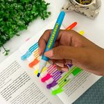 Kit 6 Canetas Marca Texto Slim Neon MP610 - Masterprint