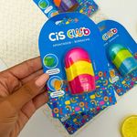 Apontador com Depósito + Borracha Colorido Cis Club - CIS