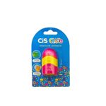 Apontador com Depósito + Borracha Colorido Cis Club - CIS