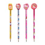 Lápis Grafite Hello Kitty com Borracha Decorada no Topo - Leo&Leo (Leonora)