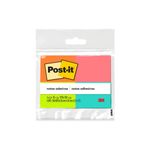 Bloco Adesivo Post-It Tropical 4 Cores - 3M