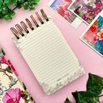 Caderneta de Anotações Espiral Perfumada Tênue Dani Fernandes 144 Folhas 10 x 14,8 cm - Animativa