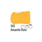 Tinta PVA Fosca Amarelo Ouro (505) 37ml - Acrilex
