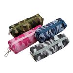 Estojo Escolar Simples Grande Camuflado Nylon - Daterra
