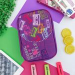 Estojo Box Estampado 100 Pens com 1 Divisória Colorido - Daterra | Jumbo Grande