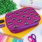 Estojo Box Estampado 100 Pens com 1 Divisória Colorido - Daterra | Jumbo Grande