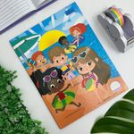 Caderno Brochura Colegial Linguagem Sapeca 40 Folhas 18,7 x 24,5 cm - Tilibra