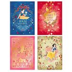 Caderno Colegial Brochura Princesas Disney 80 Folhas 17,6 x 23,9 cm - Tilibra