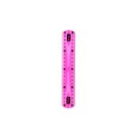 Régua Colorida 20 cm Flexível (Azul, Rosa e Lilás) - Onda