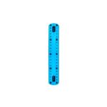 Régua Colorida 20 cm Flexível (Azul, Rosa e Lilás) - Onda