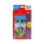 Lápis de Cor 12 Cores + 3 Lápis Grafite  - Faber-Castell