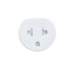 Plug Adaptador de Tomada Branco 1 Saída 3 Pinos 10A/250V - Yin's Paper
