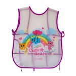 Avental Plástico Escolar com Bolso Cute Bear 40 x 32,8 cm - Yin's
