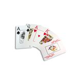 Kit 2 Baralhos 100% Plástico 108 Cartas Com Lata De Metal - Importado