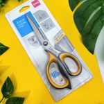 Tesoura Multiuso 21cm Lâmina Inoxidável com Grip Emborrachado - Deli