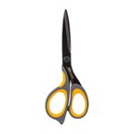 Tesoura Black Multiuso Profissional Inoxidável 17,5cm Grip Emborrachada - Deli