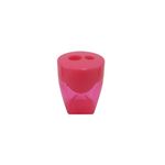 Apontador 02 Furos Neon Transparente Cubic Colors - Deli
