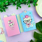 Bloco Adesivo Formato de Livrinho com 6 Blocos Adesivos Decorados 120 Folhas Notes - Importado