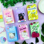 Bloco Adesivo Formato de Livrinho com 6 Blocos Adesivos Decorados 120 Folhas Notes - Importado