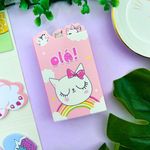 Bloco Adesivo Formato de Livrinho com 6 Blocos Adesivos Decorados 120 Folhas Notes - Importado