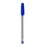Caneta Esferográfica 1.0 Compacta (Azul e Preto) - Importado