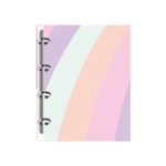 Caderno Argolado Colegial 190 x 260 mm com 160 Folhas Pautadas e Decoradas - Animativa