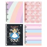 Caderno Argolado Colegial 190 x 260 mm com 160 Folhas Pautadas e Decoradas - Animativa