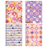 Caderno Univeristário Espiral Pets Hug Me 16 Matérias 20 x 27,5 cm  256 Folhas - Tilibra 