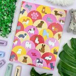 Caderno Brochura Universitário Hug Me Pets 80 folhas 20 x 27,5 cm - Tilibra