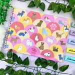 Caderno de Cartografia e Desenho Pets Hug Me 20x27,5 cm 80 folhas - Tilibra