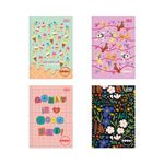 Caderno 1/4 Zoom+ Colorido Brochura Costurado Capa Dura 14 x 20 cm 96 Folhas - Tilibra