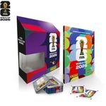 Caixa Box Copa do Mundo 2026 Com 1 Álbum Capa Dura +  50 Figurinhas + Lata Colecionável 