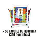 Caixa Box Copa do Mundo 2026 Com 1 Álbum Capa Dura +  50 Figurinhas + Lata Colecionável 