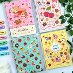 Caderno Universitário Espiral Capa Dura Charme 10 Matérias 20 x 27,5 cm 160 Folhas - Tilibra