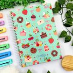 Caderno Universitário Espiral Capa Dura Charme 10 Matérias 20 x 27,5 cm 160 Folhas - Tilibra