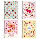 Caderno 1/4 Charme Espiral Capa Dura 80 Folhas 14 x 20 cm - Tilibra