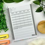 Caderno 1/4 Charme Espiral Capa Dura 80 Folhas 14 x 20 cm - Tilibra