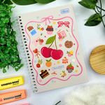 Caderno 1/4 Charme Espiral Capa Dura 80 Folhas 14 x 20 cm - Tilibra