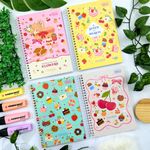 Caderno 1/4 Charme Espiral Capa Dura 80 Folhas 14 x 20 cm - Tilibra